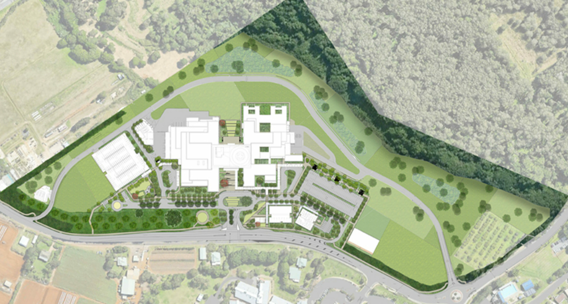 Site overview for the Tweed Hospital Development
