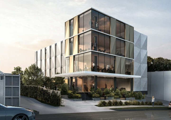 Artists impression of the building. Image: Warren and Mahoney Architects.