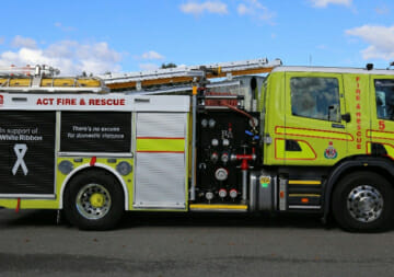 ACT Fire and Rescue truck
